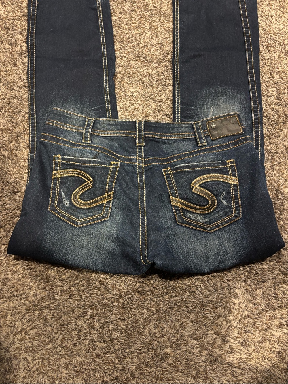 Women’s Dark Wash Silver Frances 18” Jeans